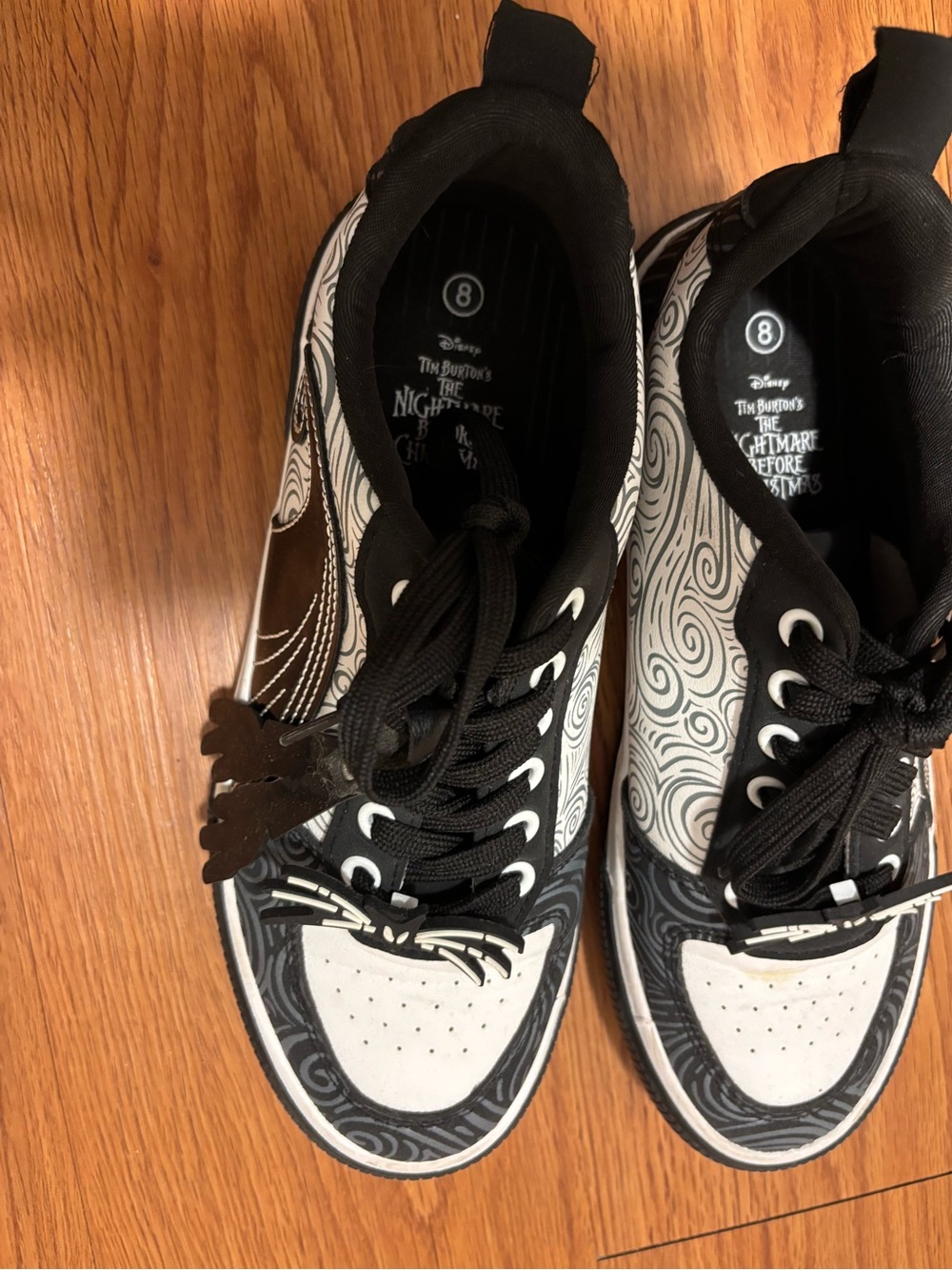 The Nightmare Before Christmas Black & White Women's Sneakers